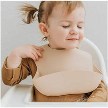 Load image into Gallery viewer, Silicone Baby Bib