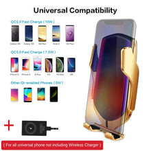 Load image into Gallery viewer, Wireless charger - car phone holder
